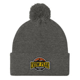 Pom-Pom Crow Peak Beanie