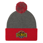 Pom-Pom Crow Peak Beanie