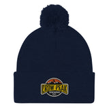 Pom-Pom Crow Peak Beanie