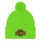 Pom-Pom Crow Peak Beanie